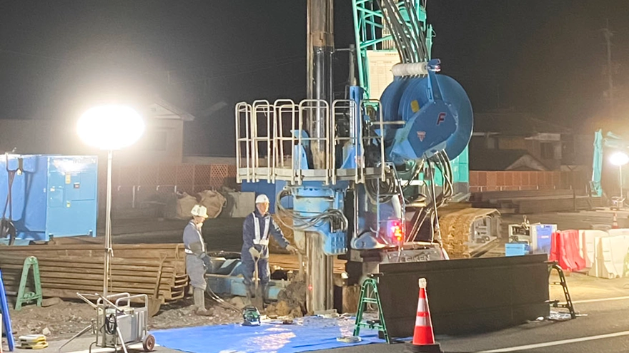 硬質地盤クリア工法